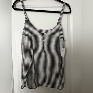 Striped spaghetti strap shirt